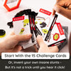 Magshuto Stunt Park, Magnetic Trick Shot System, Open-Ended Disc-Launching Skill Challenge for Ages 6 and Up